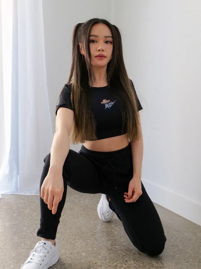 Black Crop Top