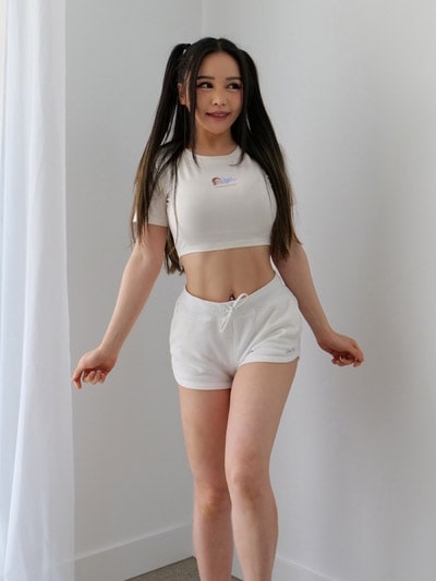 Cream Crop Top