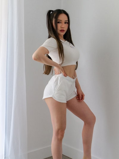 Cream Shorts